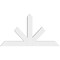 Ekena Millwork Saratoga Architectural Grade PVC Gable Bracket, 72"W x 39"H x 4"D x 6"F, 13/12 Pitch GBP072X39X0406SAR00 - alternate 2